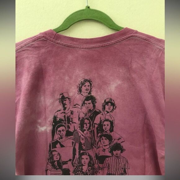 Vintage Stranger Things TeeShirt - Royal Purple - Size - XL - Band Tees TV Show - Picture 4 of 7